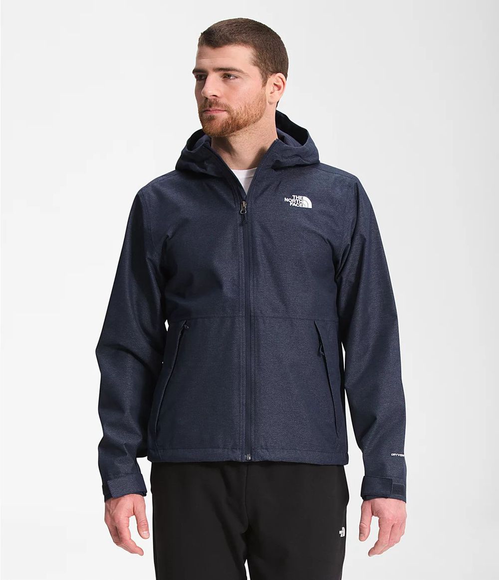 The North Face Printed Novelty Millerton Wasserdichte Jacken Herren - Navy CH-585IYIP